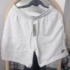 Nike White Men's Shorts